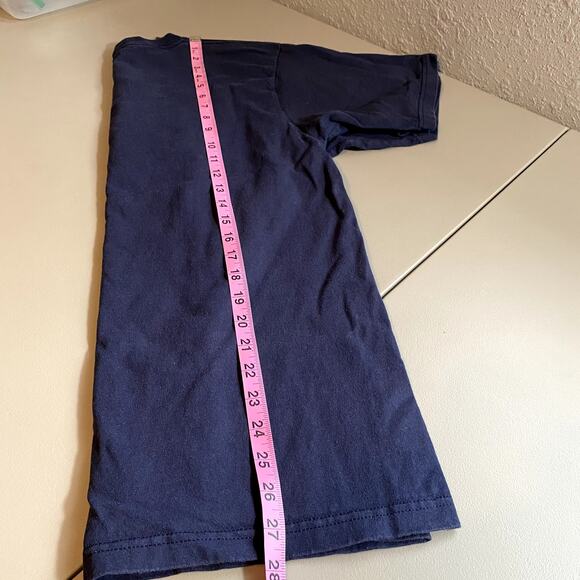 Houston Texans Womens Large Football Navy Short Sleeve Embroidered NFL Crew Red - Picture 7 of 7